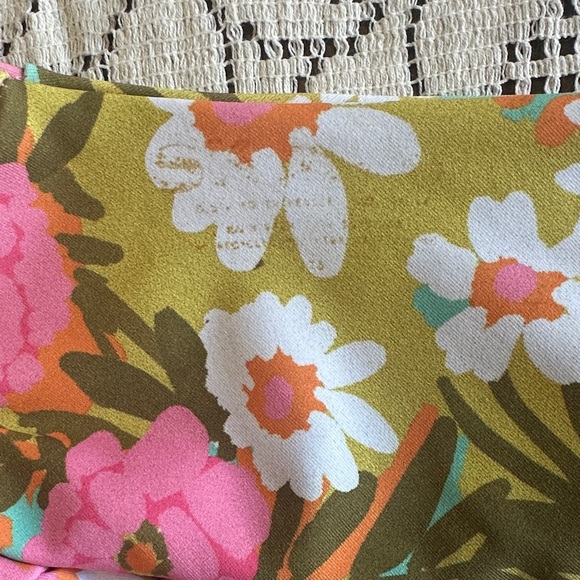 Skatie Laurel Canyon 70’s Floral Print Bikini Hard to Find - Picture 3 of 4